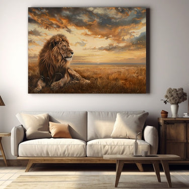 Lion Painting Wall Art